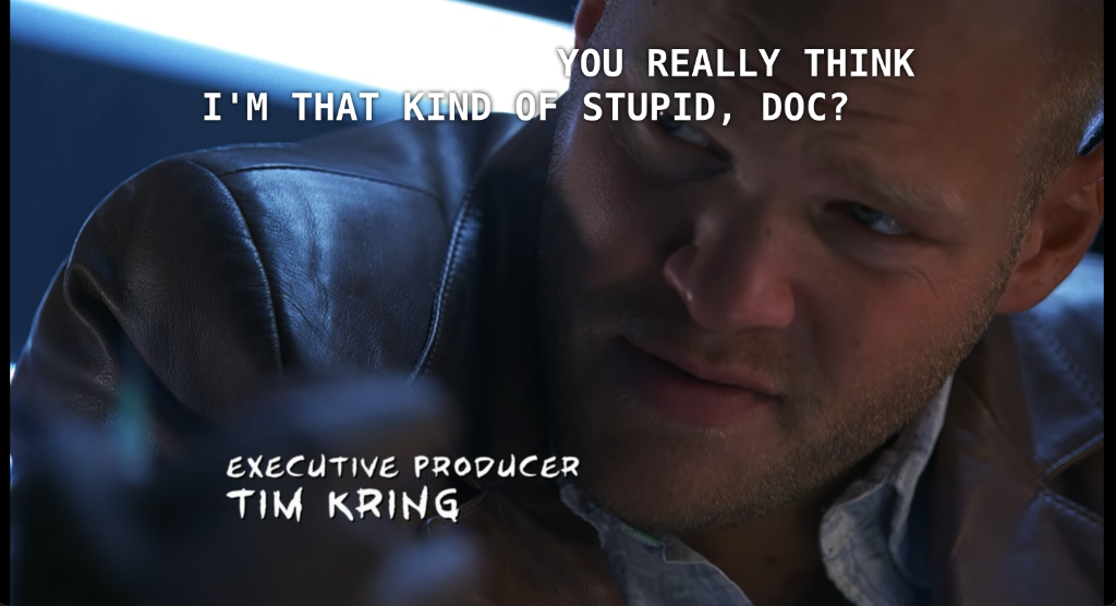 Netflix subtitles jumping over actor's eyes and face